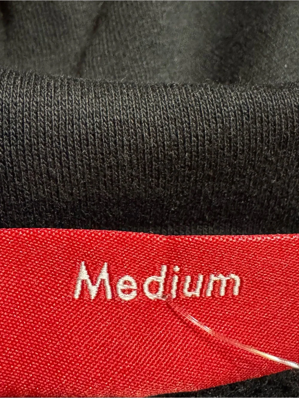 black supreme satin appliqué hoodie - Picture 4 of 4